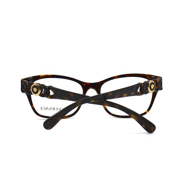 NEW VERSACE VE3306 108 HAVANA AUTHENTIC EYEGLASSES FRAME - Picture 8 of 14